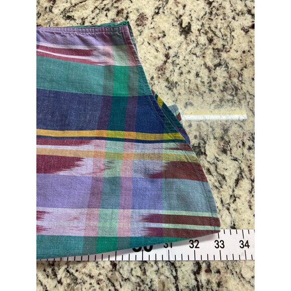 Arrow River Brand Large Short Sleeve Plaid Cotton Shirt For Men - Picture 6 of 6